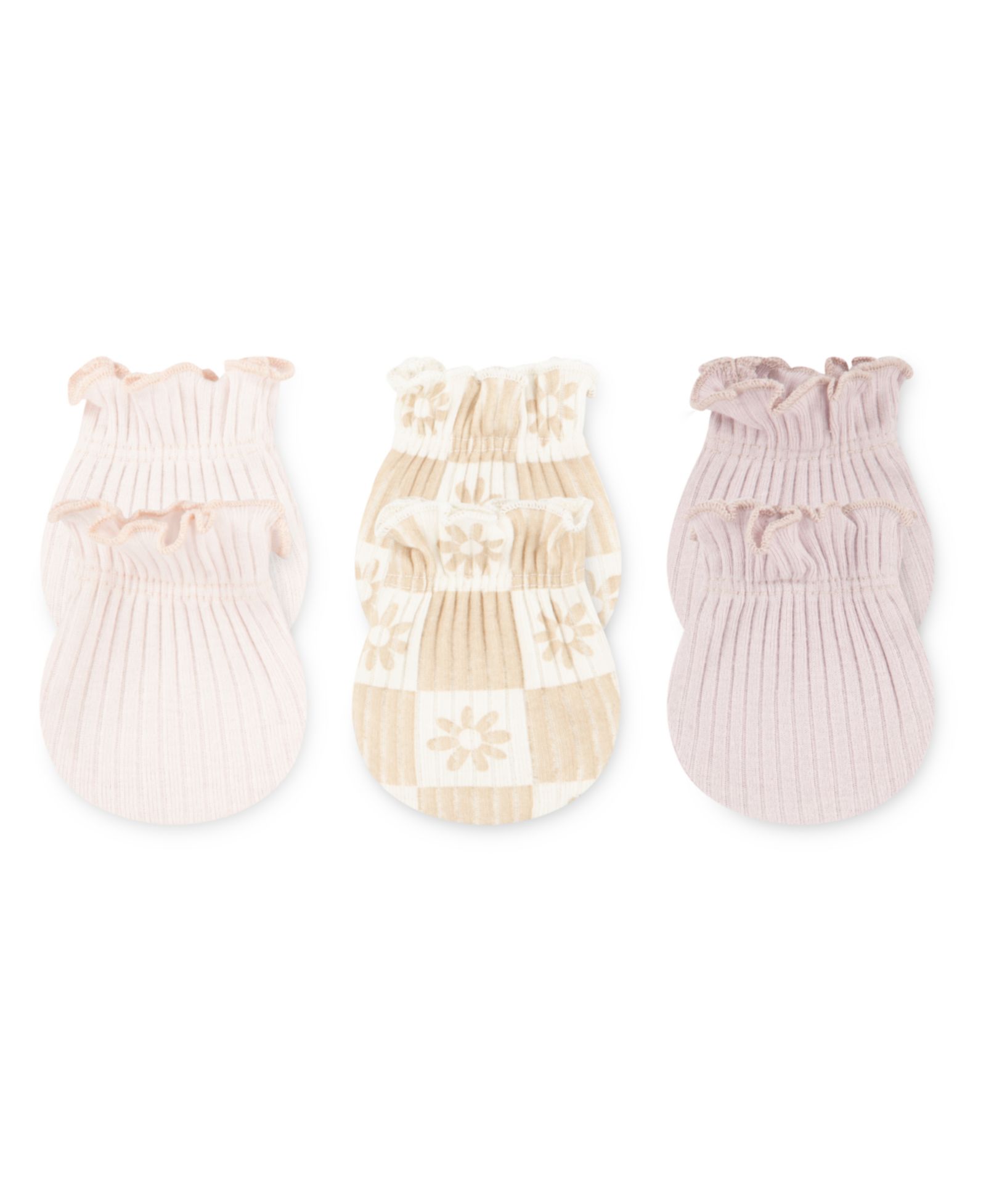 Комплект теплых варежек Huggies для девочек, 3 шт.