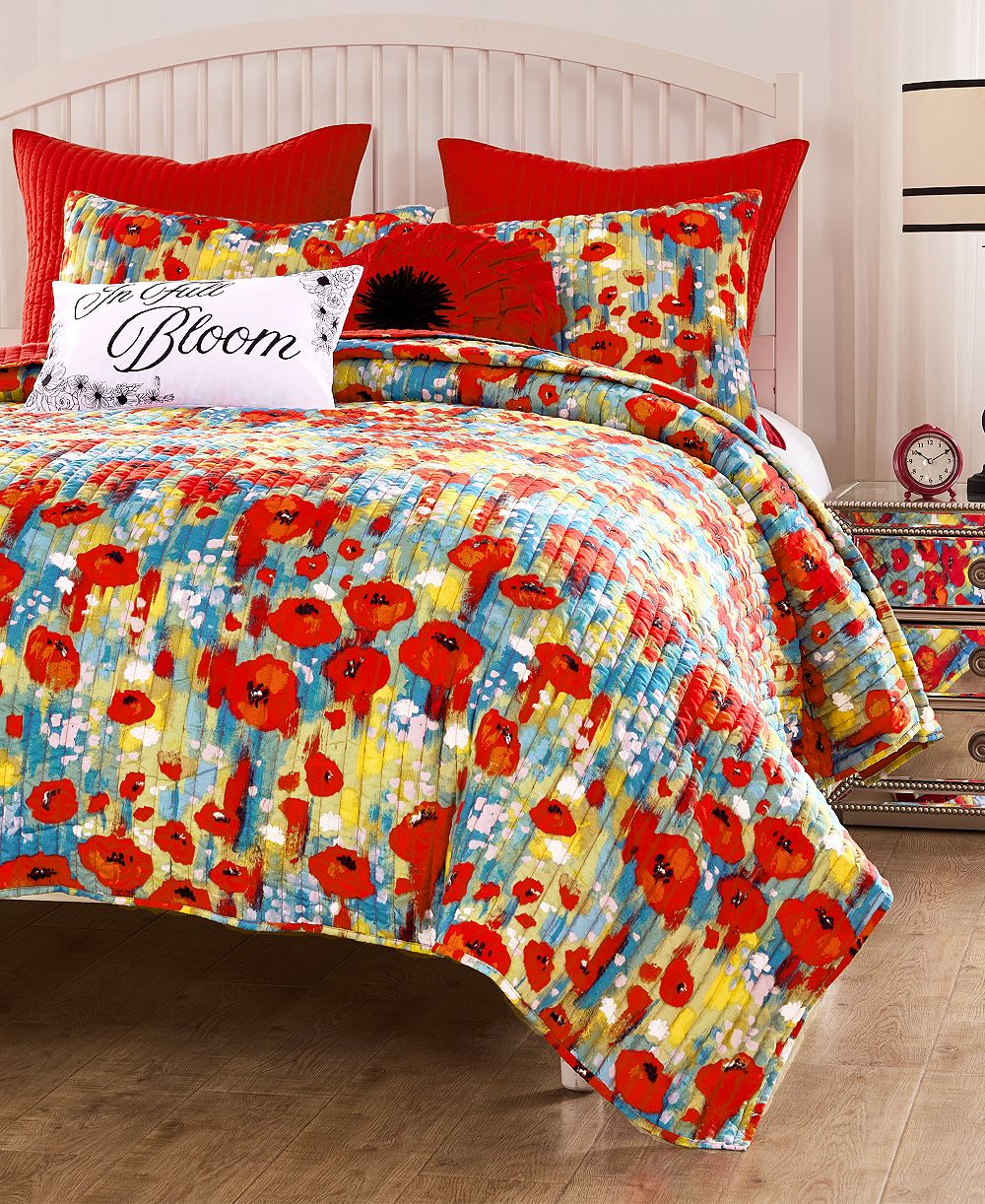Комплект из 3-х одеял Greenland Home Fashions Poppies Modern Floral, King