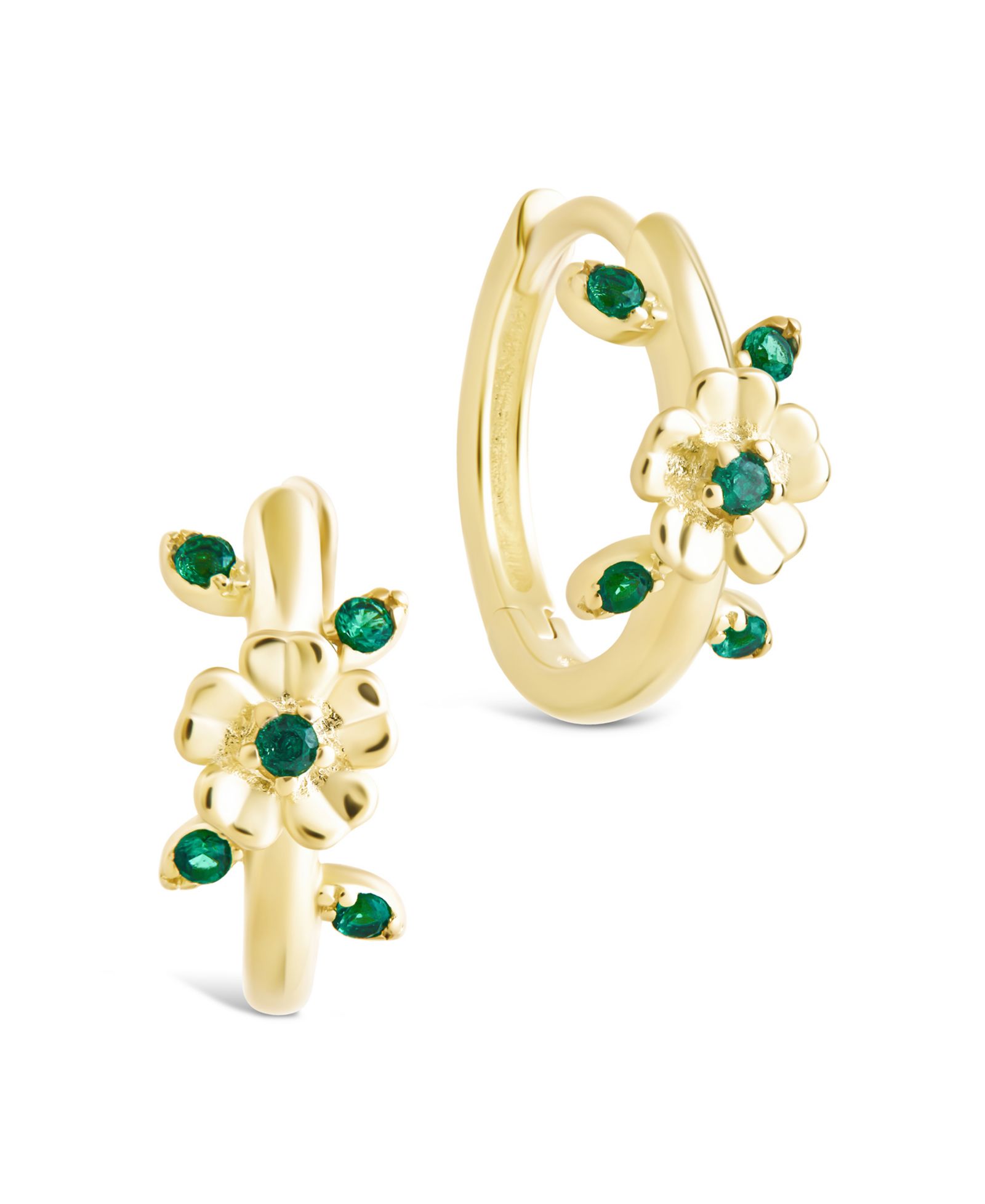 Серьги-кольца Sterling Forever Cambrie Micro Hoops из стерлингового серебра