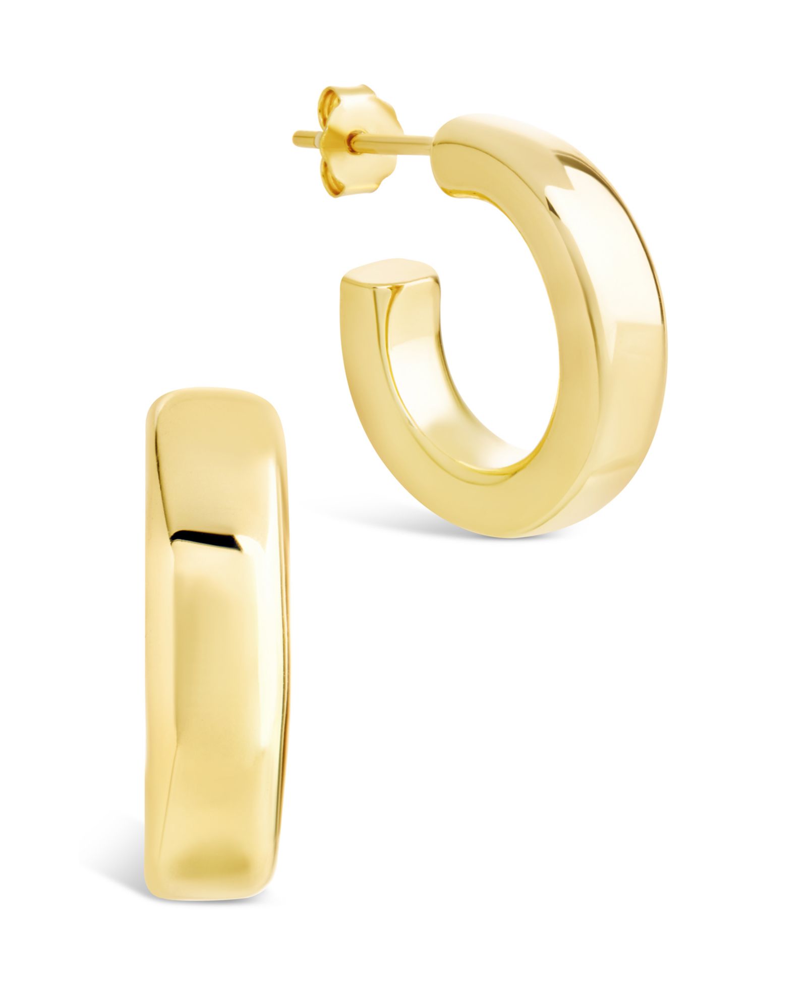 Серьги Sterling Forever Sterling Silver Marisa Polished Stud