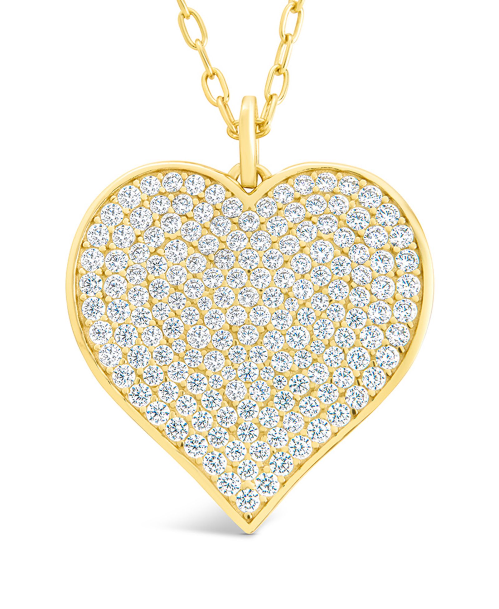 Подвески Sterling Forever Large Cubic Zirconia Heart