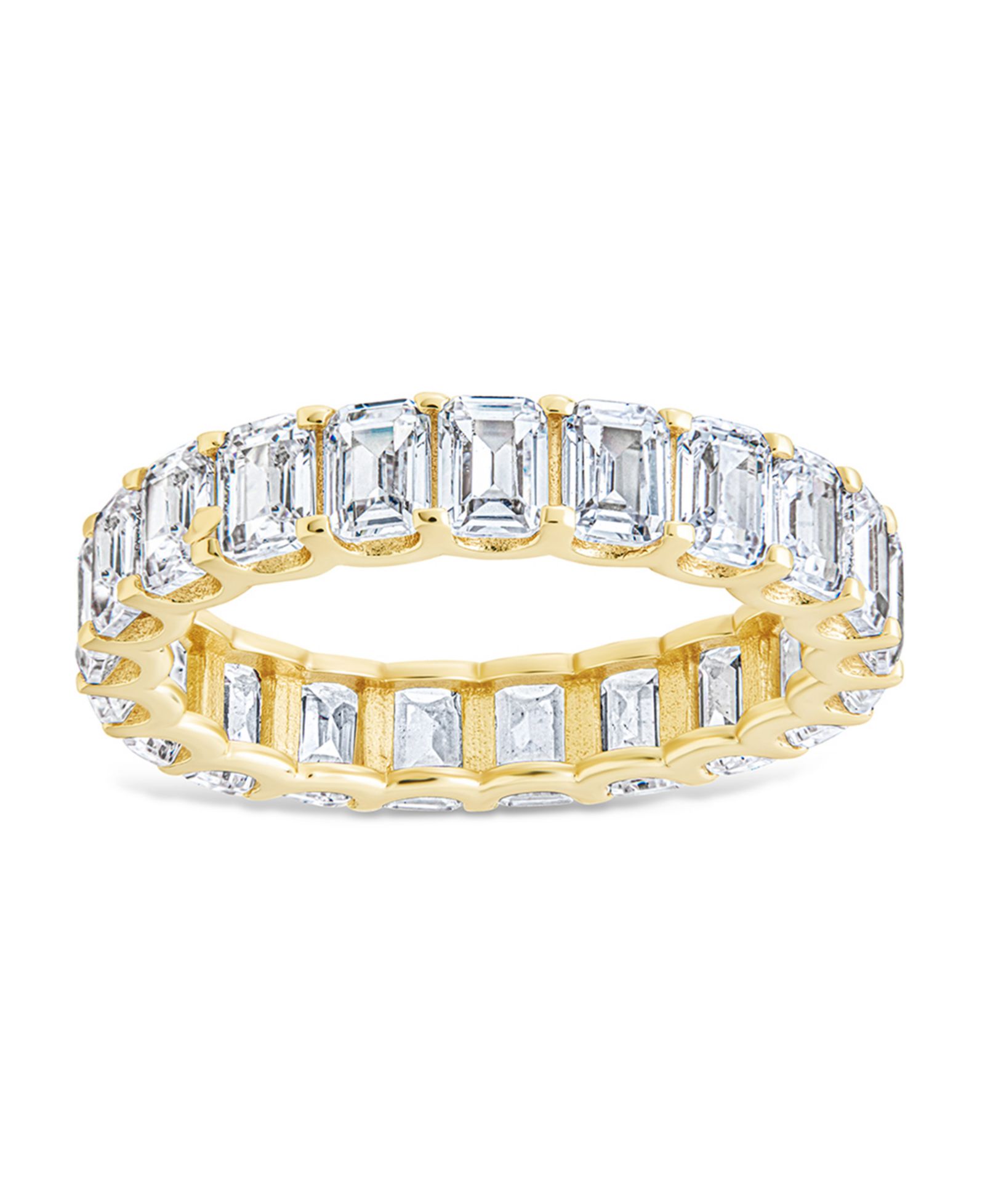Sterling Forever Rio Baguette Cubic Zirconia Ring