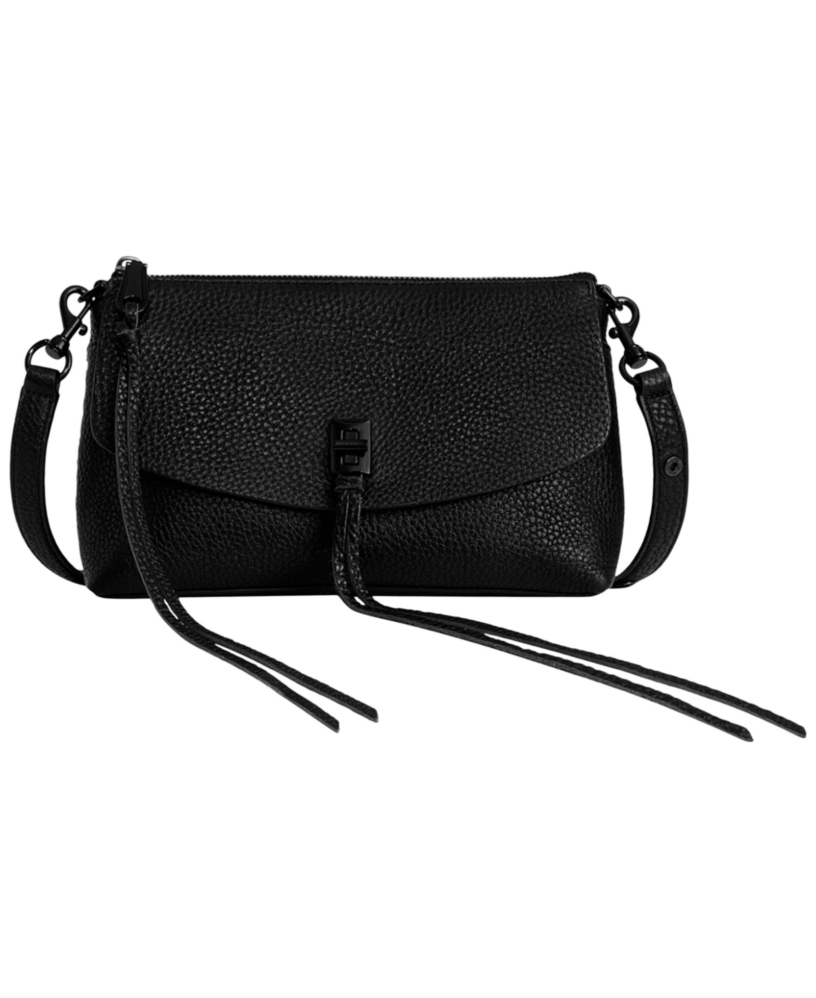 Маленькая сумка через плечо Rebecca Minkoff Darren Top Zip