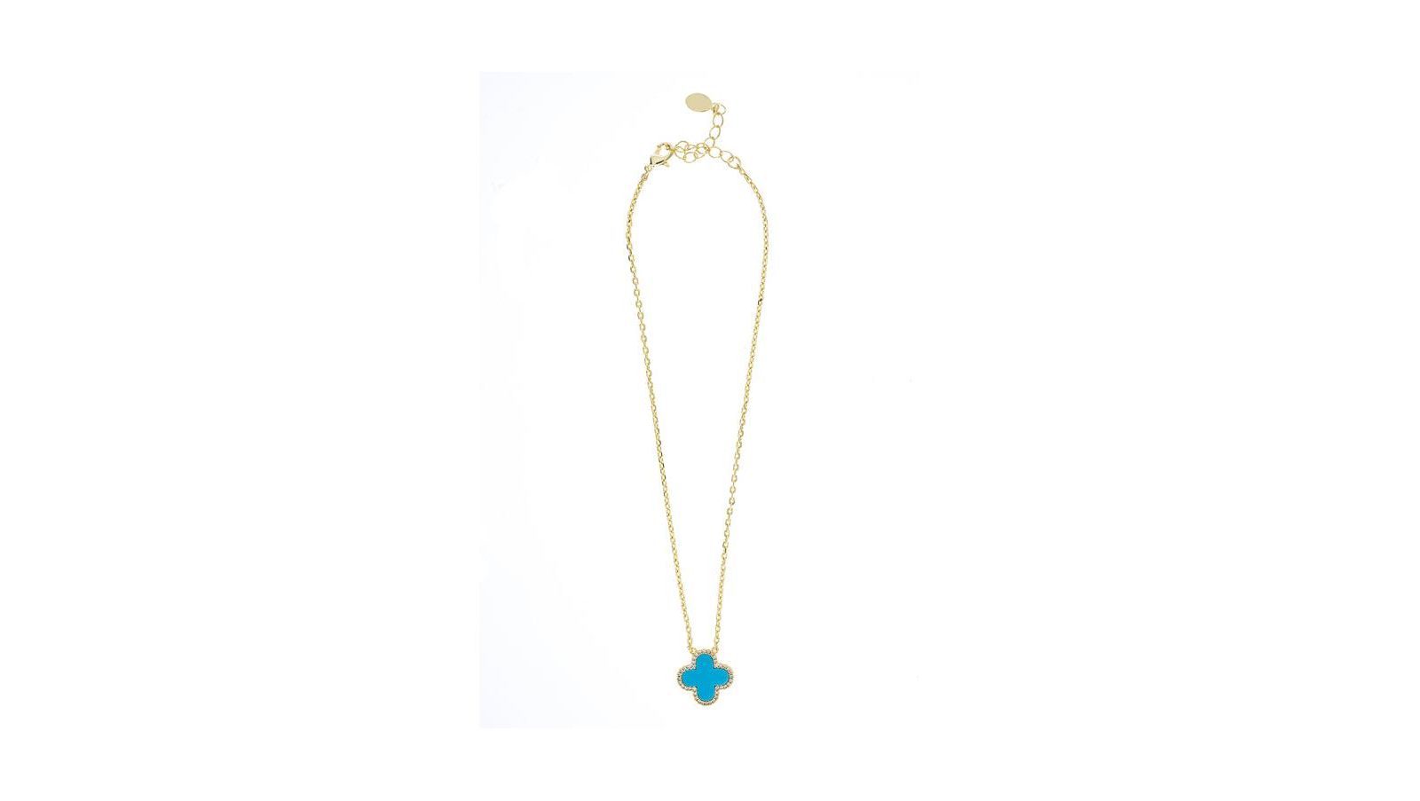 Flower Solitaire Pendant with CZ Surround