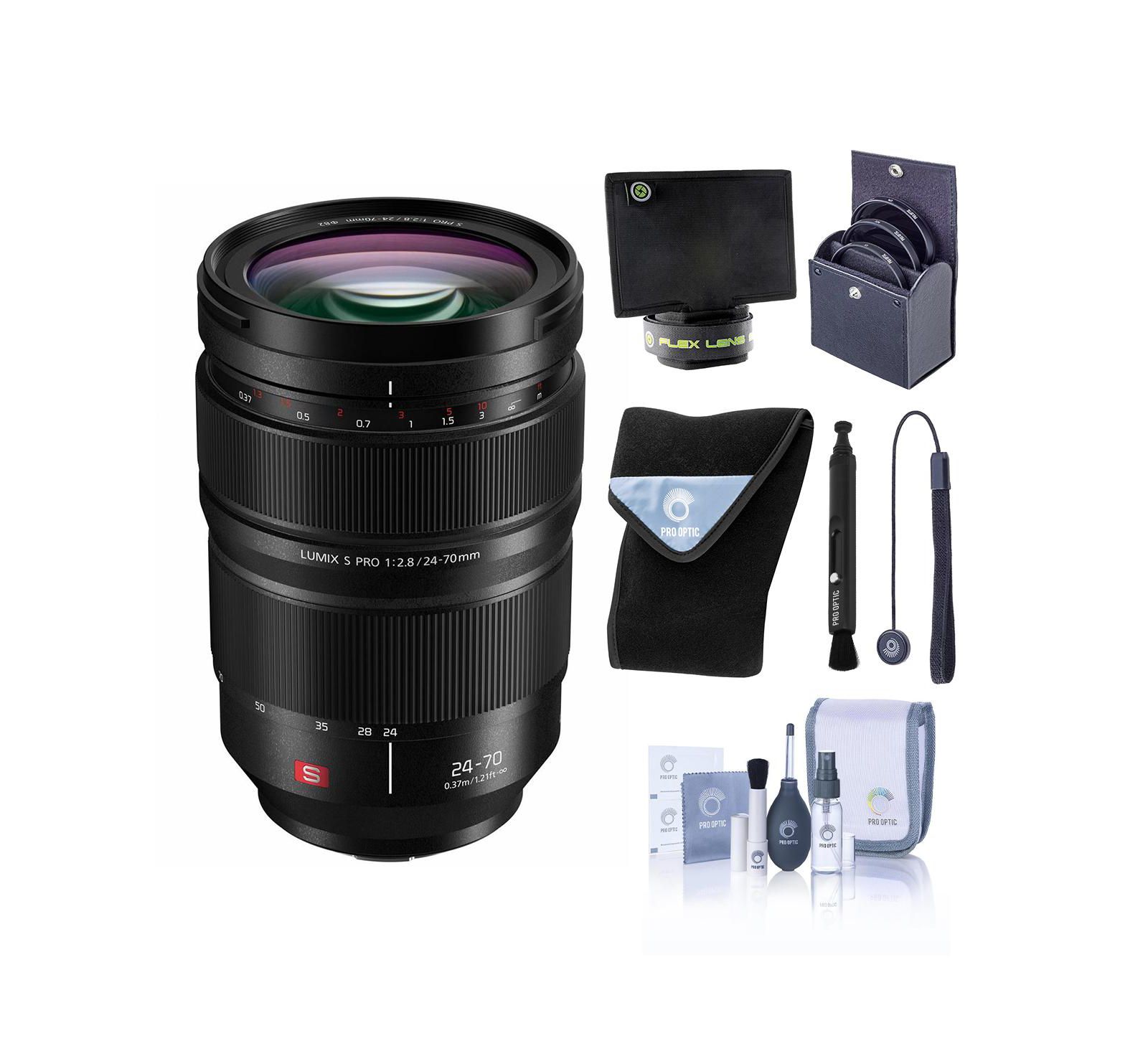 Panasonic LUMIX S PRO 24-70mm f/2.8 Lens, Bundle with Included Value
