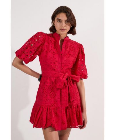 Женское мини-платье Karen Millen Woven Tie Waist