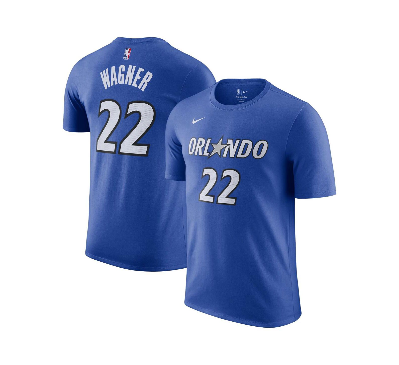 Мужская футболка Nike Franz Wagner Blue Orlando Magic Icon Edition Name & Number