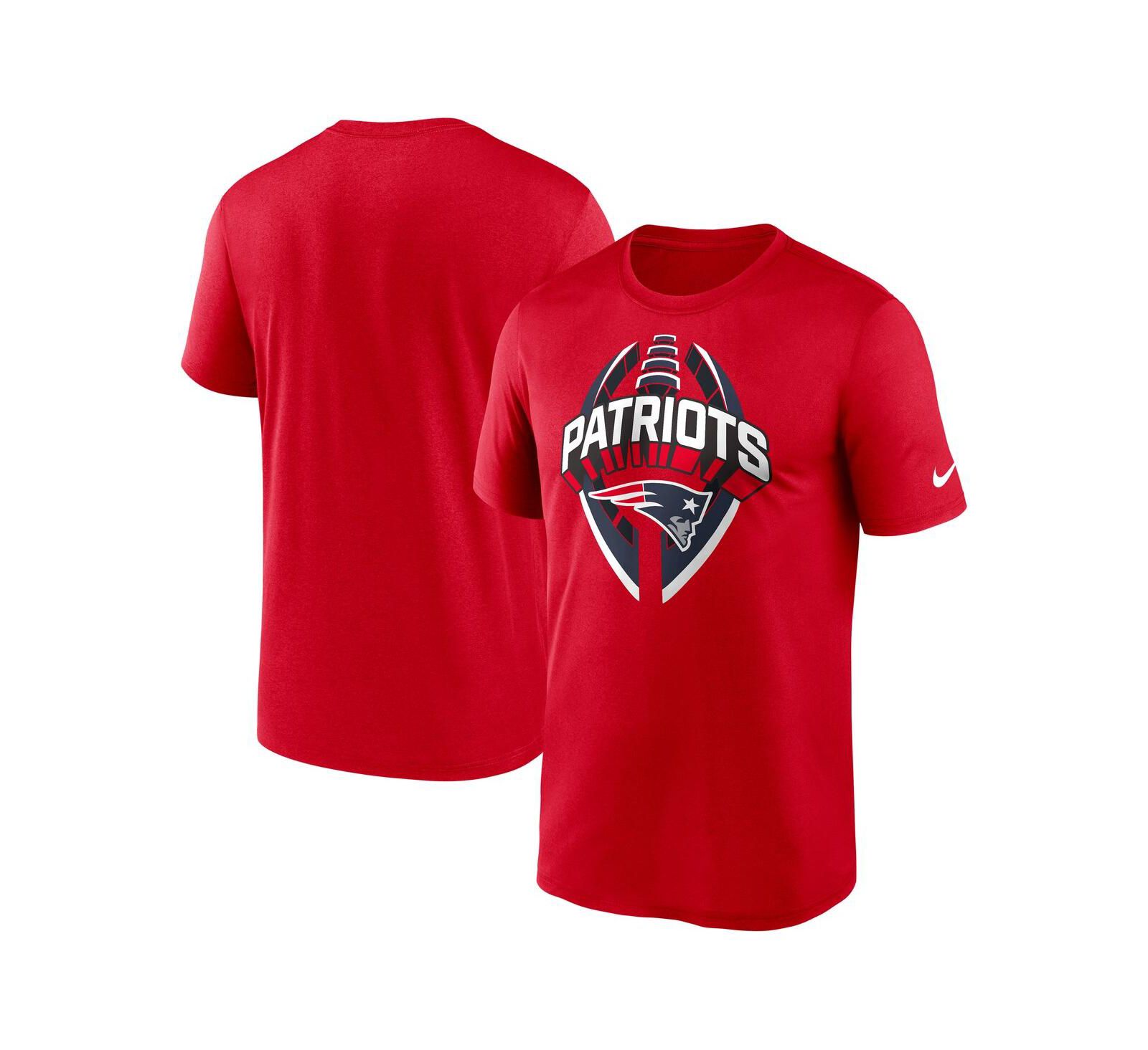Nike Men's Red New England Patriots Legend Icon Performance T-Shirt