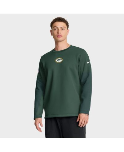 Мужская футболка Nike Green Bay Packers Sideline Scripted to Win Performance с длинным рукавом