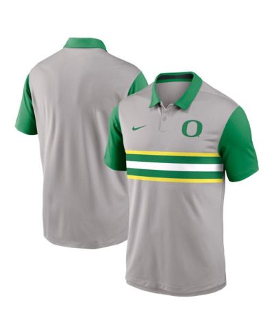 Nike Мужская поло футболка Oregon Ducks Vapor Performance Gray/Green