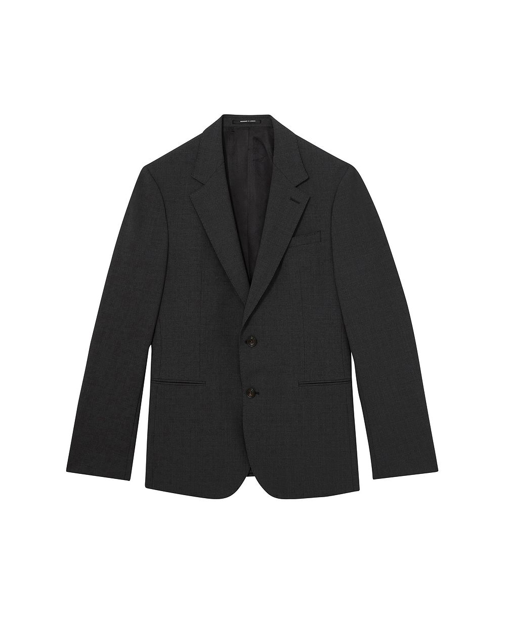 REISS Men's Promise Tailored-Fit Wool-Blend Single-Breasted Suit Blazer
