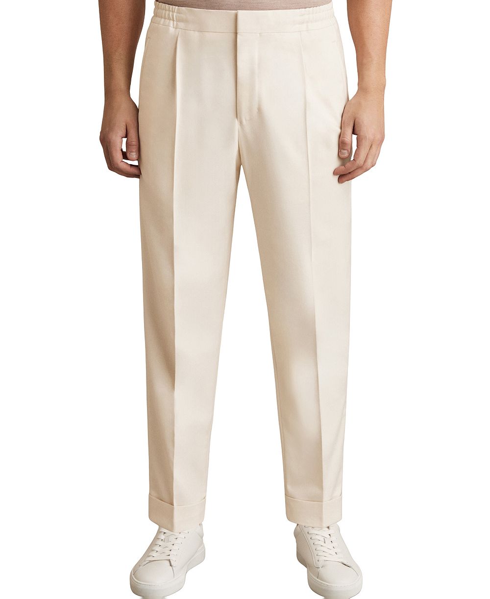Брюки REISS Men's Brighton с защипами, свободного кроя