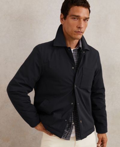REISS Мужская легкая стеганая куртка Parker с накладными карманами
