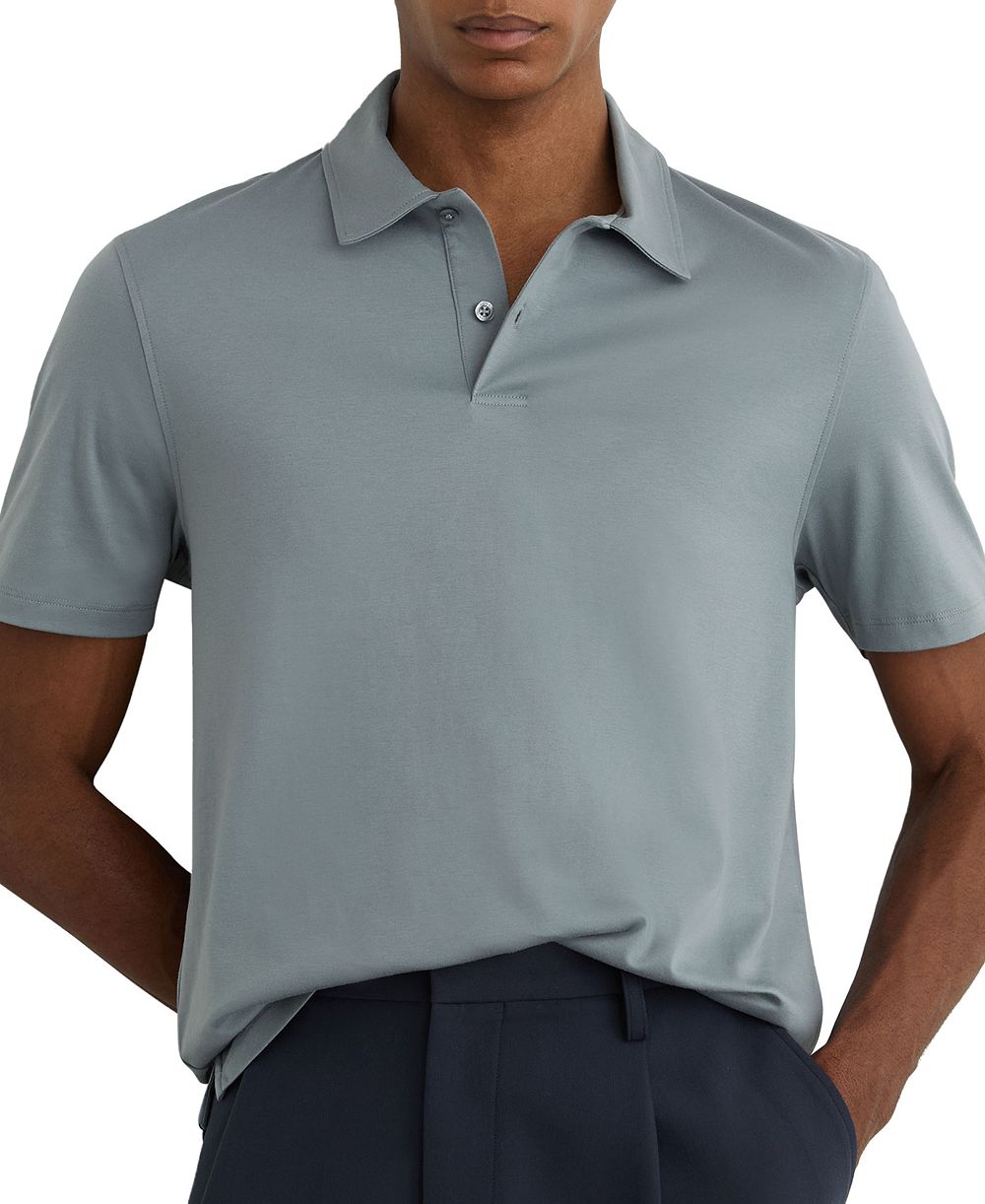 REISS Мужская рубашка поло Earl Air-Water Cotton