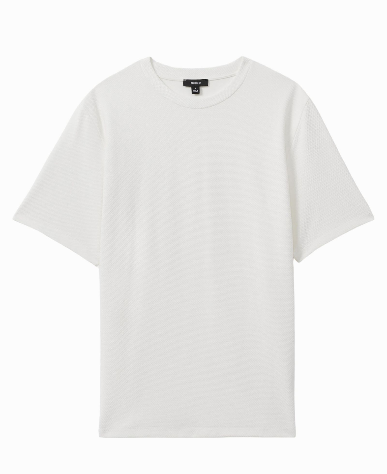 REISS Men's Wick Textured Crew-Neck T-Shirt