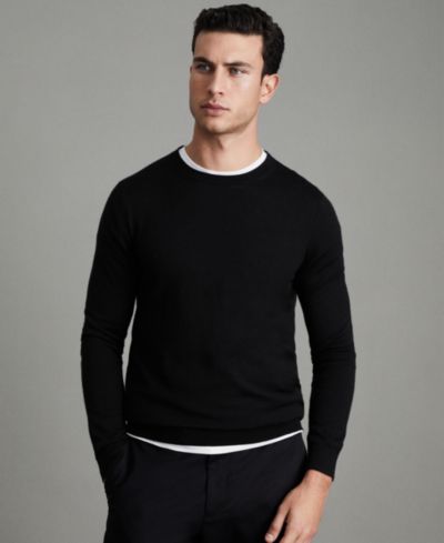 REISS Men's Wessex Merino Wool Crew Neck Sweater