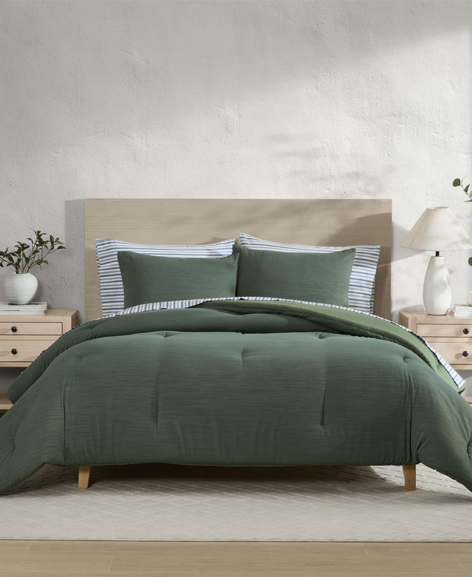 Nautica Herringbone Jacquard Chenille Solid 2-Pc. Comforter Set, Twin