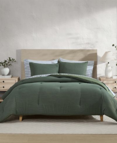 Nautica Herringbone Jacquard Chenille Solid 2-Pc. Comforter Set, Twin