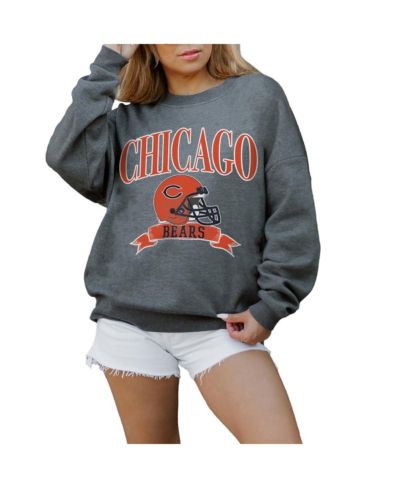 Gameday Couture Женская свитшот-пуловер fleece oversized Chicago Bears Charcoal