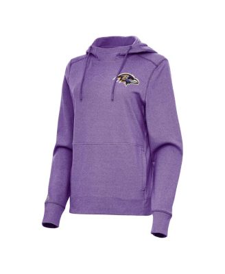 Antigua Женский худи Pullover Hoodie Heather Purple Baltimore Ravens Justice