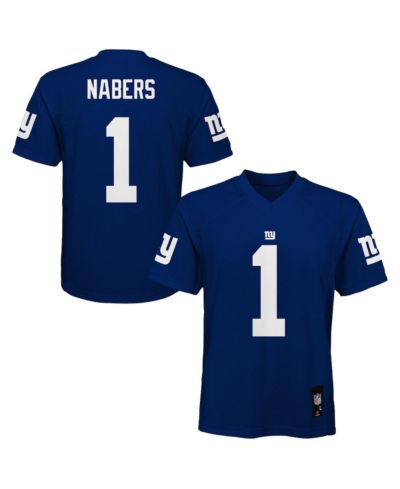 Детская джерси Outerstuff Malik Nabers Royal New York Giants Replica