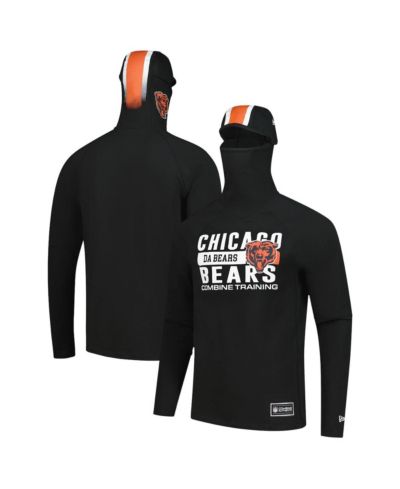 Мужской худи New Era Chicago Bears с полоской на шлеме