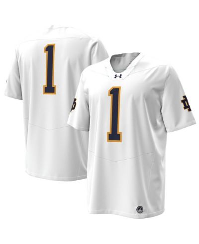 Джерси Under Armour Men's White Notre Dame Fighting Irish Premier Football