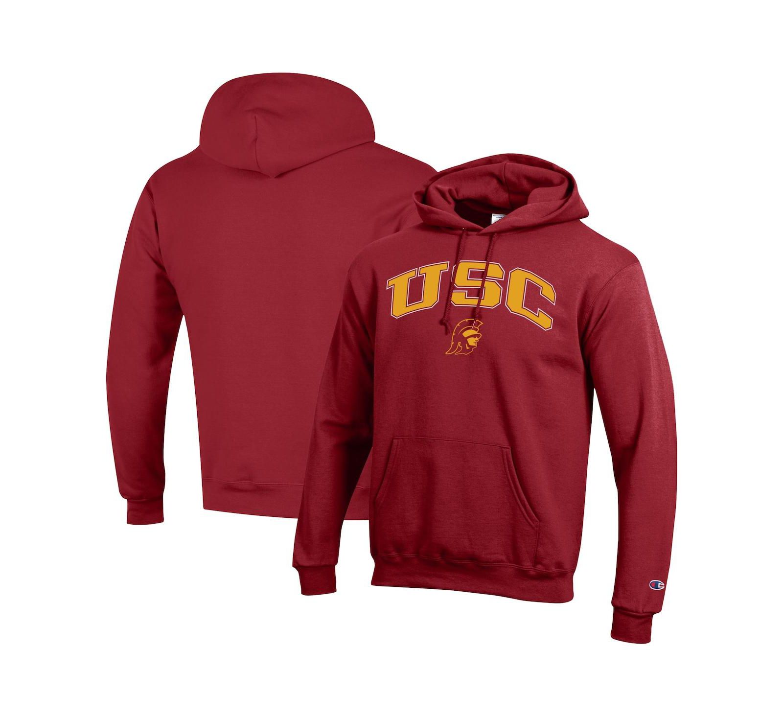 Champion Мужское худи с логотипом USC Trojans Crimson