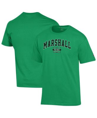 Champion Men's Kelly Green Marshall Thundering Herd Arch Over Logo T-Shirt