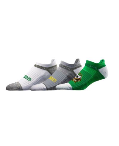 Strideline Мужские и Женские носки Low Ankle, комплект из 3 шт., Oregon Ducks