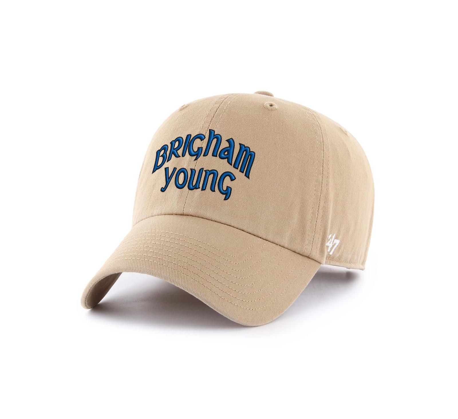 '47 Brand Men's Khaki BYU Cougars Vault Clean Up Adjustable Hat