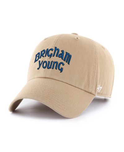'47 Brand мужская регулируемая кепка BYU Cougars Vault Clean Up, хаки