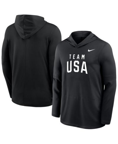Мужская футболка-худи Nike Black Lightweight Dri-FIT Long Sleeve