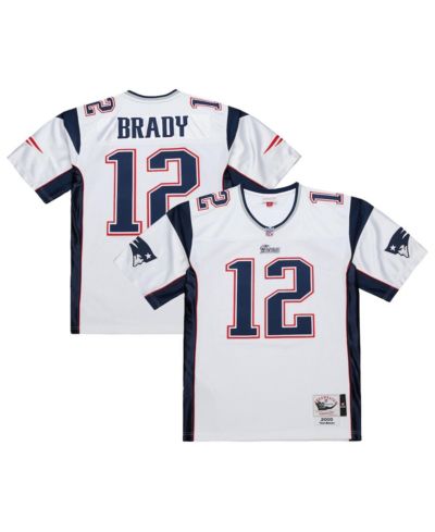 Мужская джерси Mitchell & Ness Tom Brady New England Patriots 2000 Authentic, белая