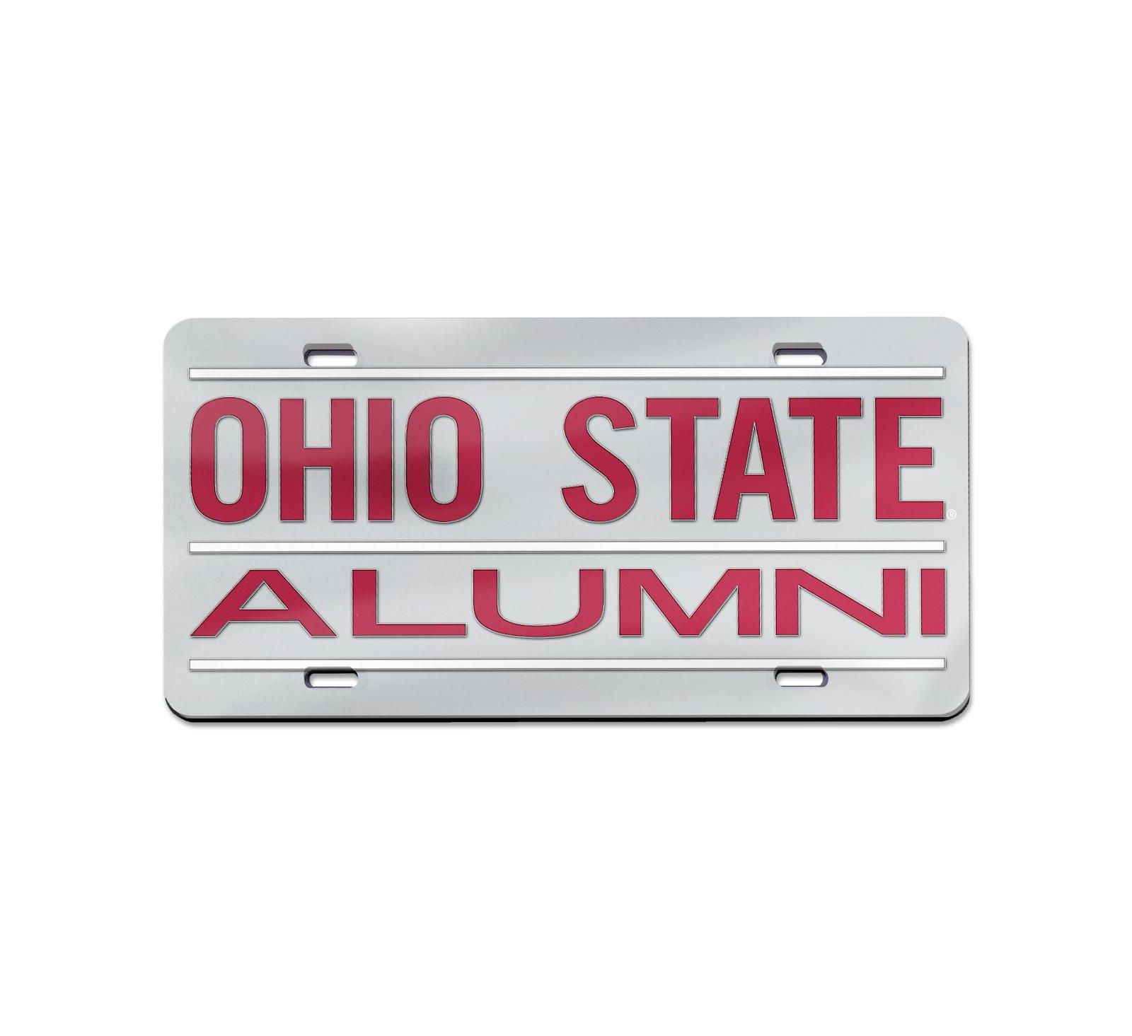 Wincraft Ohio State Buckeyes Alumni Laser Cut Acrylic License Plate