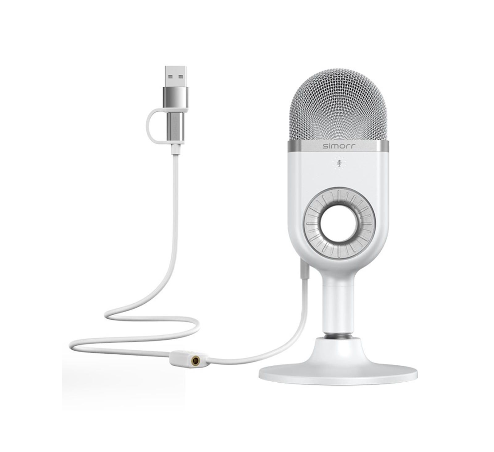 SmallRig simorr Wave U1 USB конденсаторный микрофон (белый)