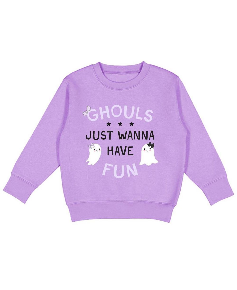 Детское хэллоуинское свитшот Sweet Wink Ghouls Just Wanna Have Fun