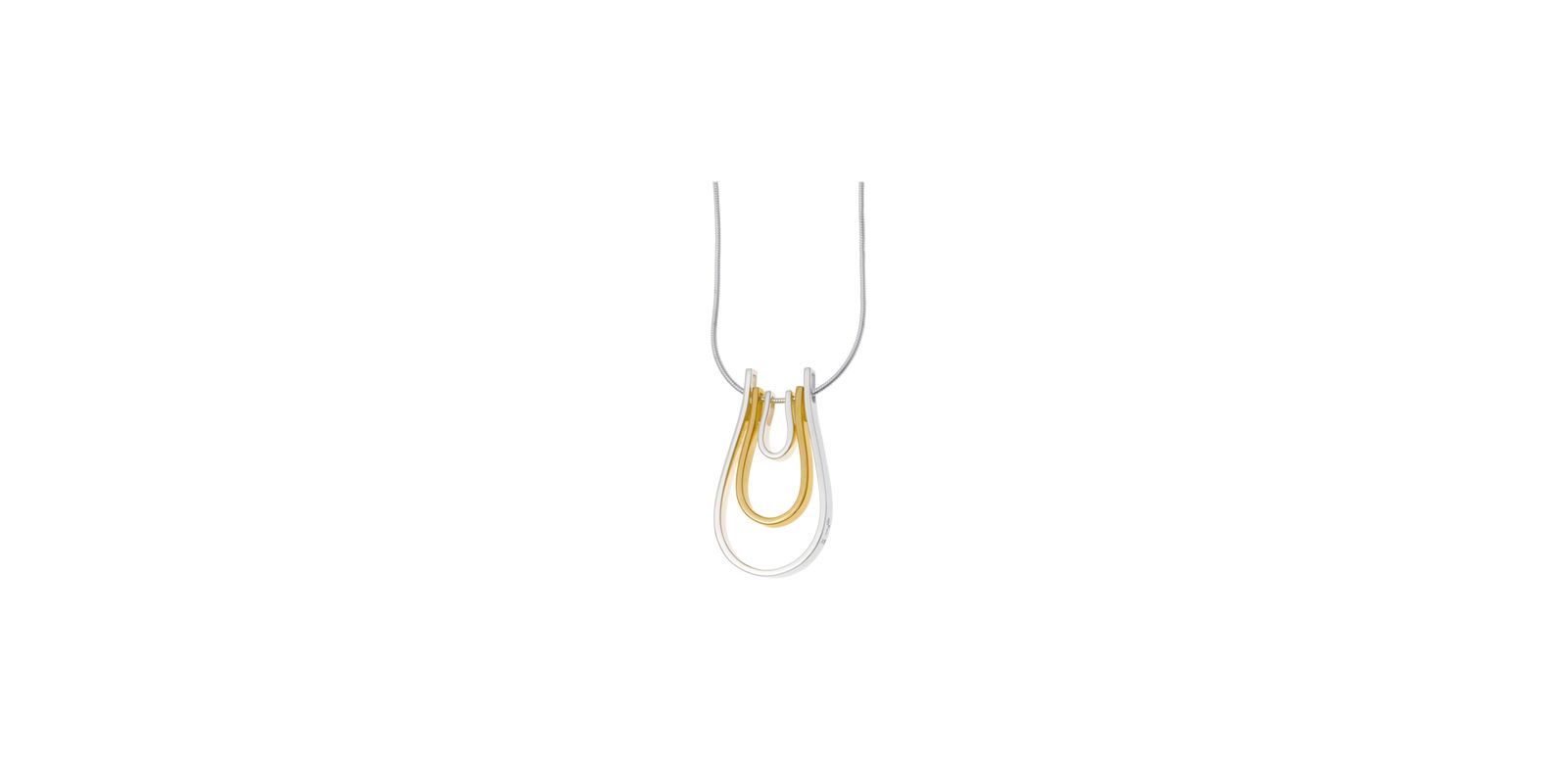 Кулон-ожерелье Lucy Quartermaine Silver Horseshoe Tri