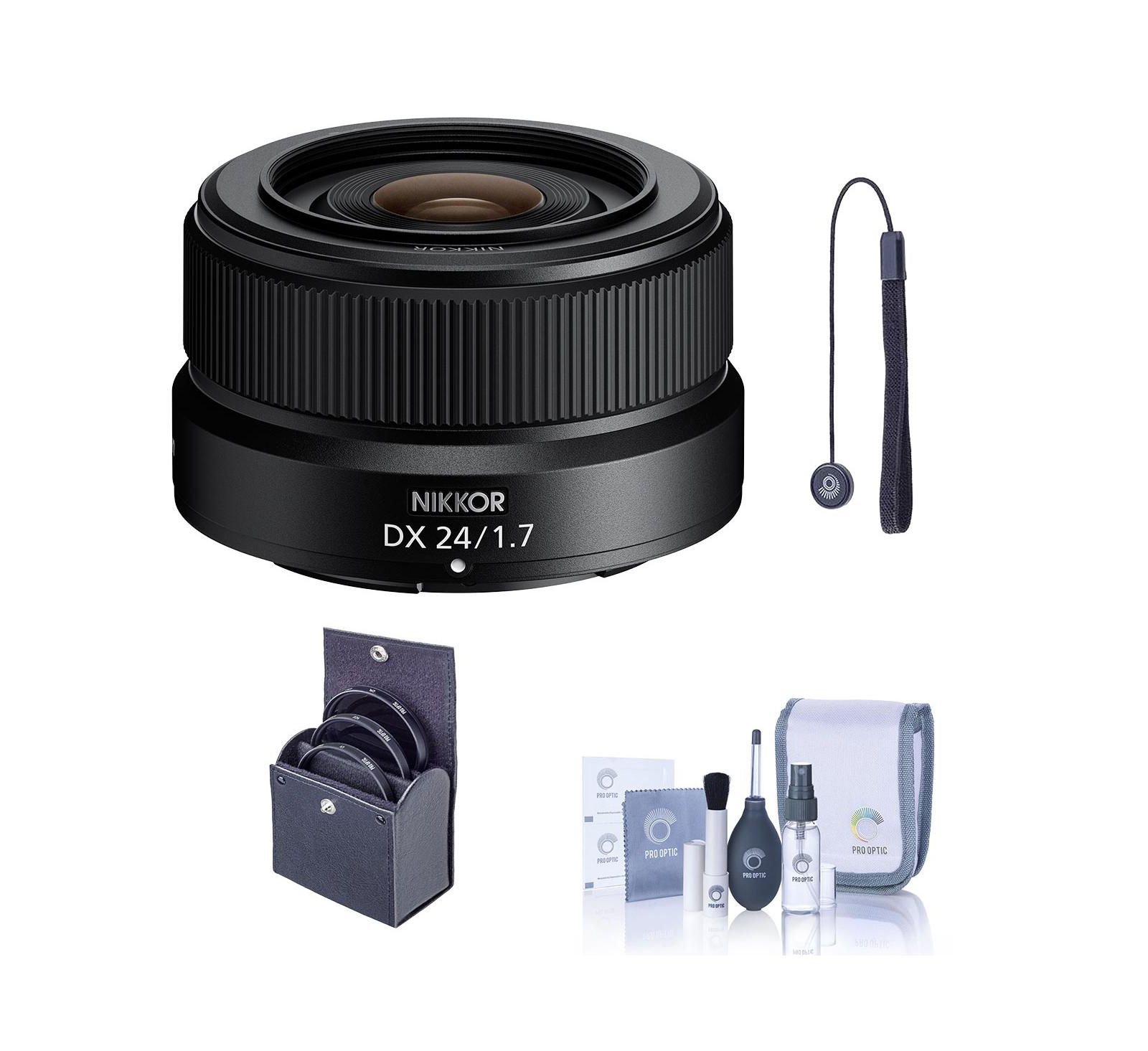 Nikon NIKKOR Z DX 24mm f/1.7 Lens, Bundle with Included Value