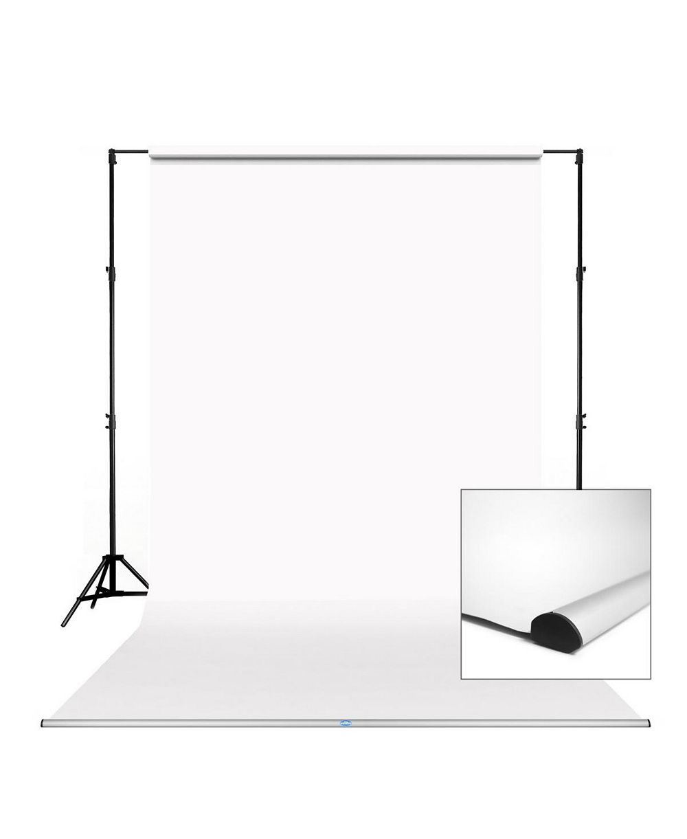 Savage 86" Background Leader Bar w/86"x36' Super White Seamless Backdrop