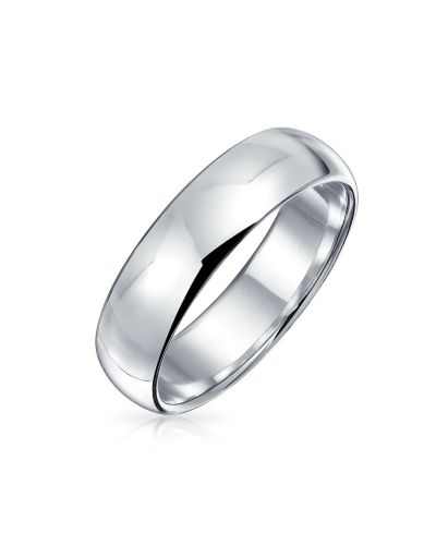 Bling Jewelry Classic Dome Eternity Band Ring