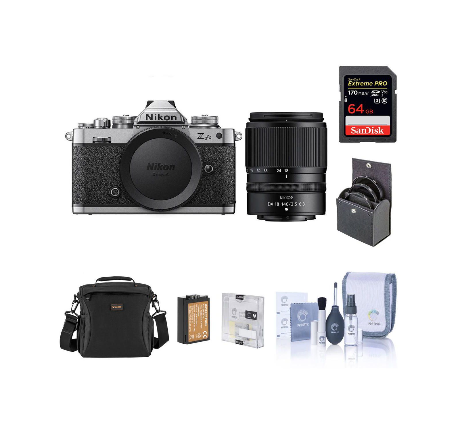Nikon Z fc 4K UHD Mirrorless Camera with Nikkor Z DX 18-140mm f/3.5-6.3 VR Lens