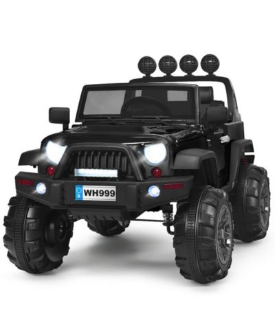 Costway 12V Kids Ride On Truck Remote Control LED Lights Music, 66 lbs, Ages 3-7