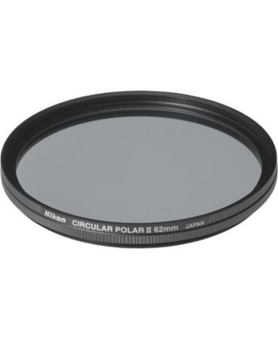 Nikon Circular Polarizer II Thin Ring Multi-Coated Glass Filter, 62mm