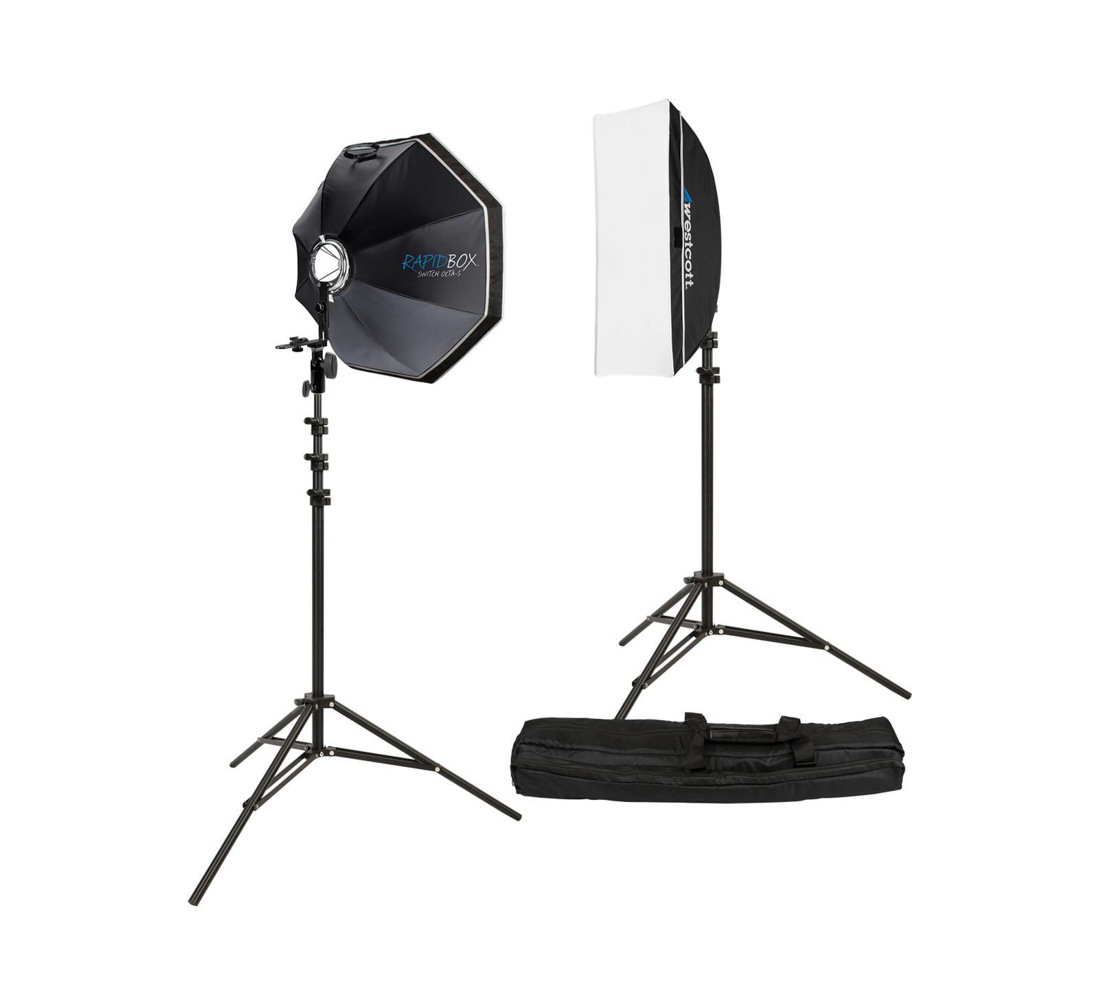 Westcott Rapid Box Switch Round Head Speedlite комплект из 2 софтбоксов, черный