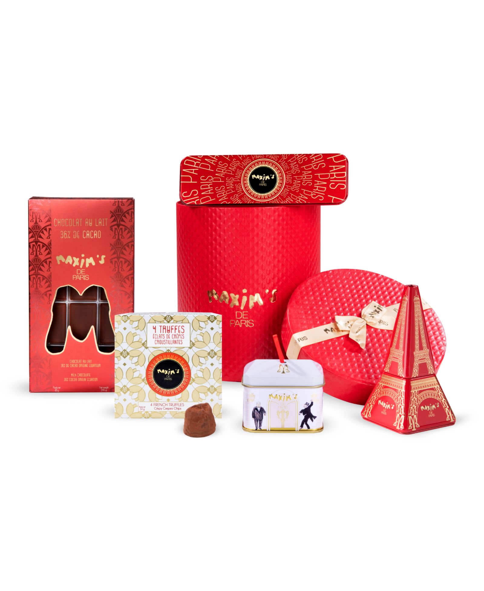 Maxim's De Paris подарочный набор шоколада Holiday Joie de Vivre 6.91 oz