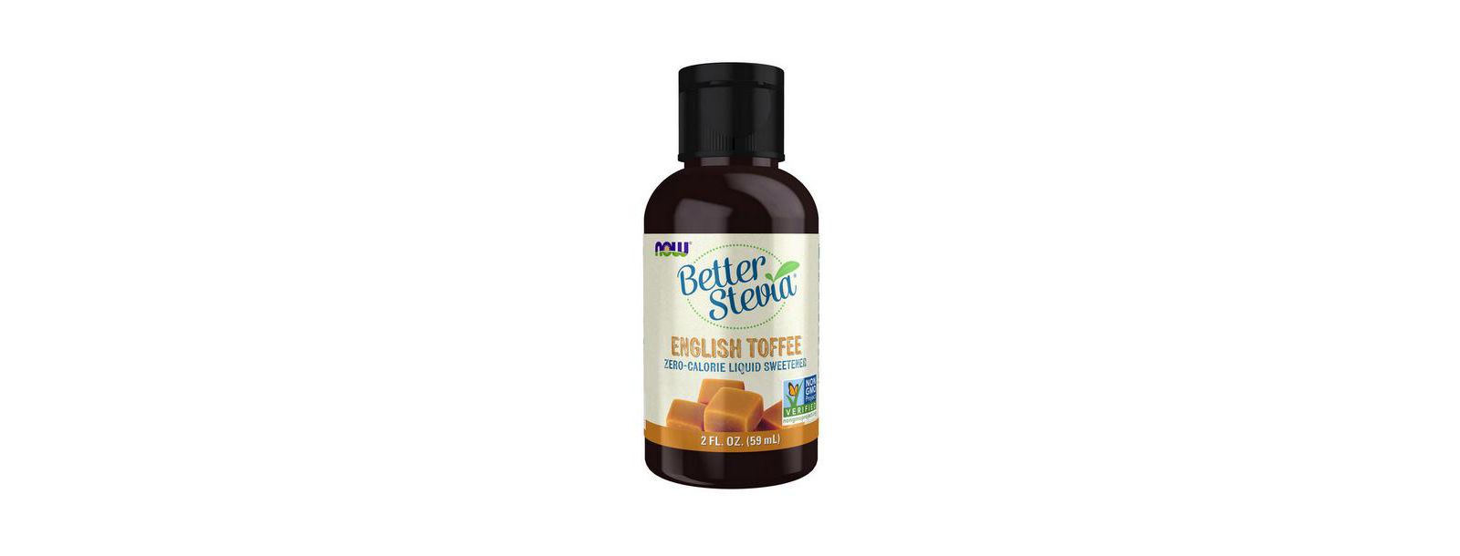 NOW Foods подсластитель Stevia English Toffee, 2 Oz