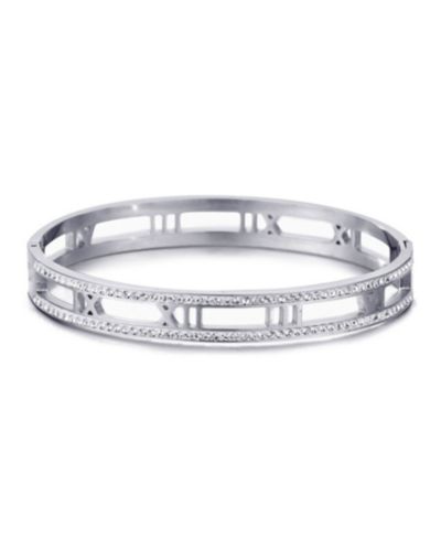 Браслет ADORNIA Silver Roman Numerals Tarnish Resistant