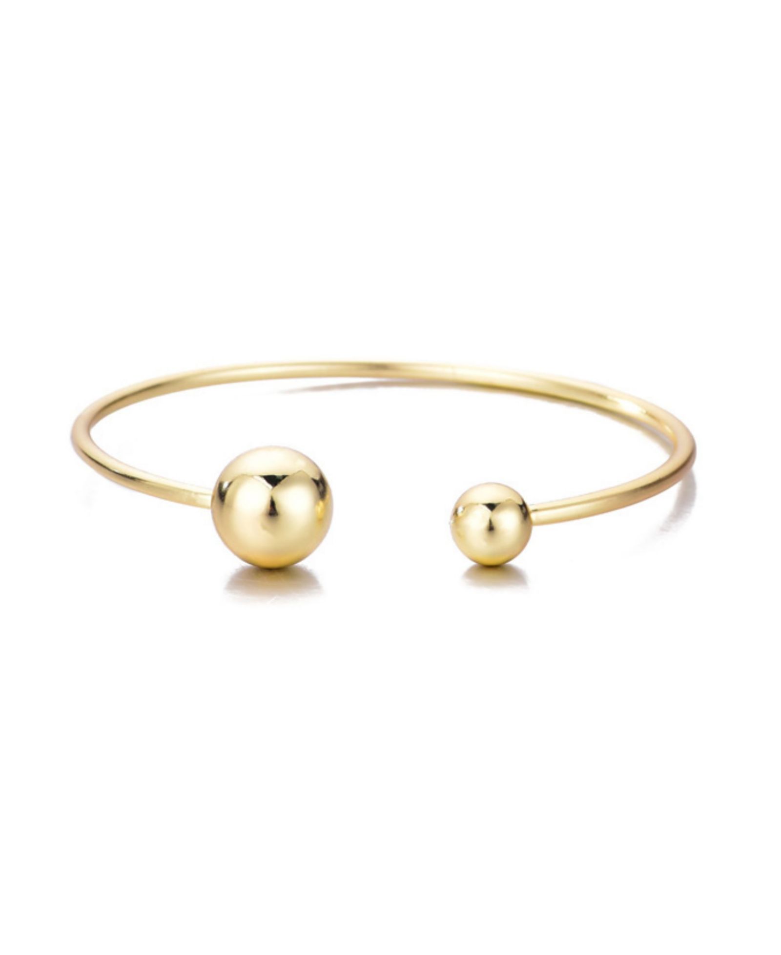 Браслет ADORNIA Gold Spheres Cuff