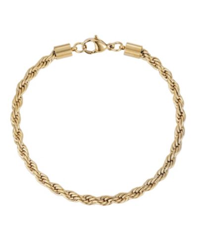 Золотой браслет ADORNIA Tarnish Resistant Gold Rope Chain